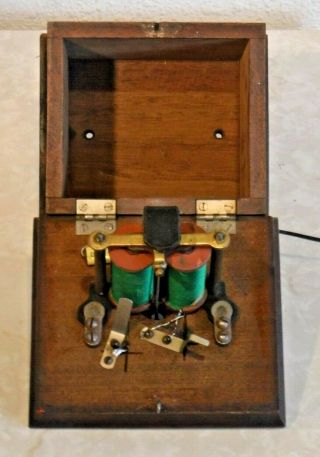Western Electric Type 57 Wooden Ringer Box for Antique and Vintage Telephones 6