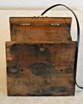 Western Electric Type 57 Wooden Ringer Box for Antique and Vintage Telephones 8