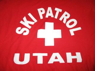 Delta Label - Ski Patrol Utah (xl) T - Shirt Winter Olympics