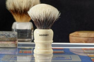 Very Rare Rooney Finest Badger Style 1 Shaving Brush; Made In England