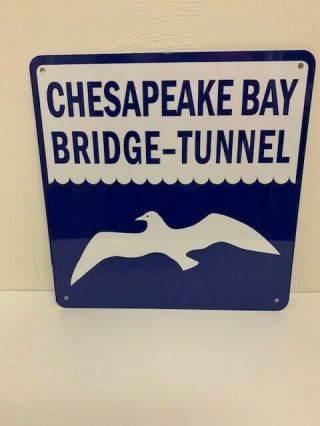 Chesapeake Bay Bridge Tunnel Street Sign