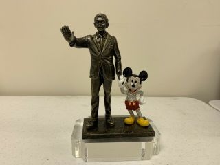 Arribas Swarovski Crystal Walt Disney and Mickey Mouse Partners Figurine 3