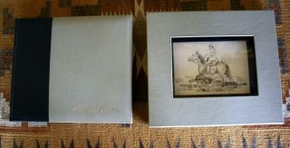 Limited Edition William F Reese Book W Signed Pencil Sketch Western
