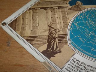 NEWELLS STAR MAP and HOROSCOPE 1915 GREAT GRAPHICS Astrology 