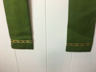 PLAIN GREEN VESTMENT WITH STOLE,  HOLY ROOD GUILD 4