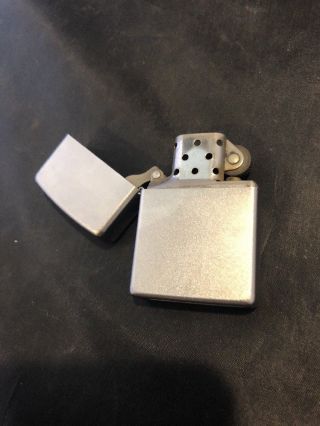 Two ZIPPO LIGHTERS - Silver 2006 & 2012 F 12 & J 06 4