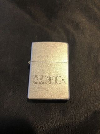 Two ZIPPO LIGHTERS - Silver 2006 & 2012 F 12 & J 06 5