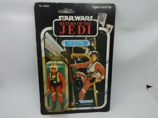 Kenner Star Wars Rotj Luke Skywalker X - Wing Fighter Pilot - 77 Card Back - Mip