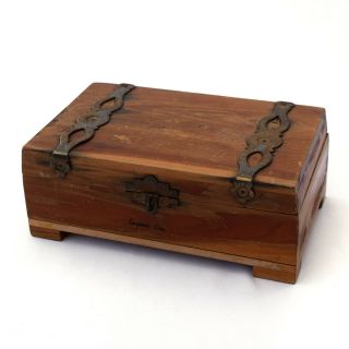 Vintage 1959 OREGON 100th ANNIVERSARY CELEBRATION Wood Box Hinged Lid 2