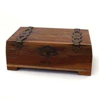 Vintage 1959 OREGON 100th ANNIVERSARY CELEBRATION Wood Box Hinged Lid 3