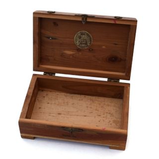 Vintage 1959 OREGON 100th ANNIVERSARY CELEBRATION Wood Box Hinged Lid 6