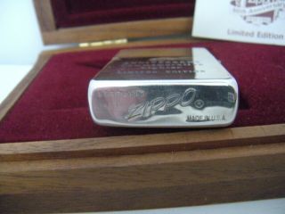 Vintage 1992 Zippo Lighter 60th Anniversary Sterling Employee Lighter 4
