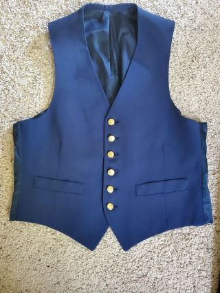 Vintage Pan Am Steward Uniform Outfit - Jacket Vest 2 Pants Buttons 3