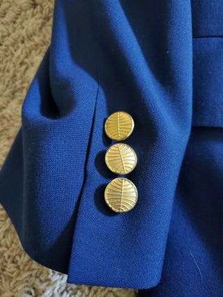 Vintage Pan Am Steward Uniform Outfit - Jacket Vest 2 Pants Buttons 5