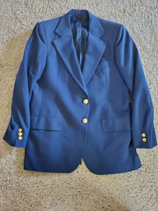 Vintage Pan Am Steward Uniform Outfit - Jacket Vest 2 Pants Buttons 7