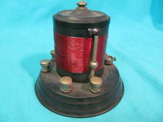 ANTIQUE CRYSTAL RADIO WITH DETECTOR MADE IN USA 2