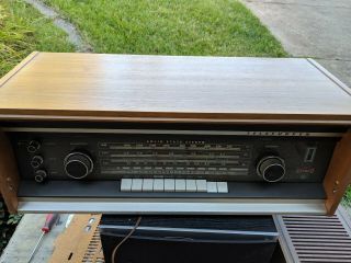 Vintage Telefunken Opus Studio 5650 Mx W/wooden Case.  Needs Work