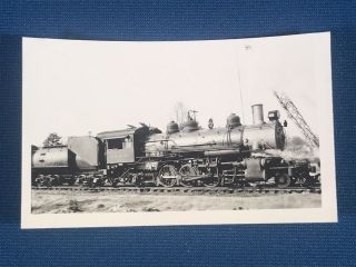 Antique Tavares & Gulf Railway Railroad Train Engine Locomotive No.  30 Photo