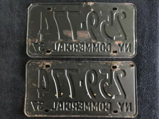 1957 York commercial license plates 2