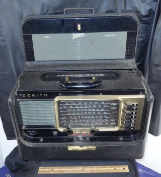 Portable Zenith B600 Trans Oceanic Shortwave 6a40 Am Radio Parts - Repair