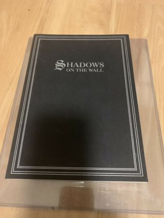 Dark Shadows Signed Shadows On The Wall Katherine Leigh Scott Show Bible