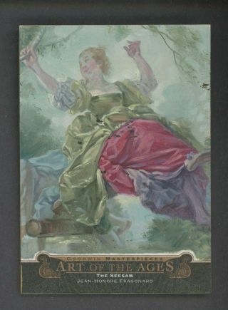 2019 Goodwin Masterpieces Art Of The Ages The Seesaw Jean - Honore Fragonard 1/1