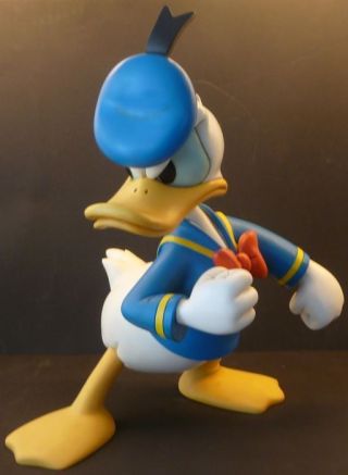 Extremely Rare Walt Disney Donald Duck Angry Big Figurine Statue