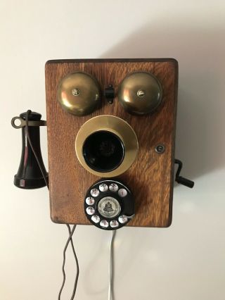 Antique Wall Phone,  1918 American Bell