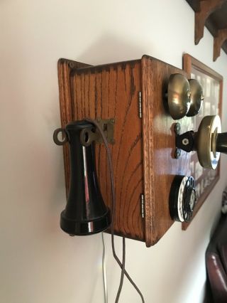 Antique Wall Phone,  1918 American Bell 2