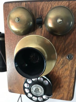 Antique Wall Phone,  1918 American Bell 3