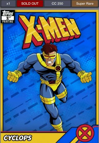 Topps Marvel Collect - Retro X - Men 1st Printing Cyclops