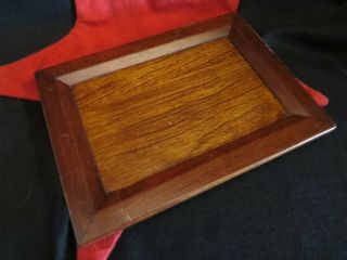 Vintage Wooden Coin Tray Magic Trick C.  1940s
