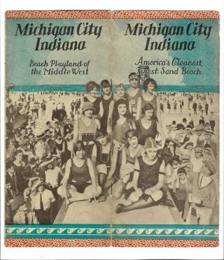 Michigan City Indiana Brochure 1928 ? 10,  Pages