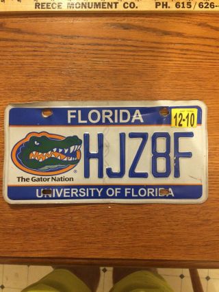 Florida University Of Florida Gator Nation License Plate Gators Ncaa Hmy7u