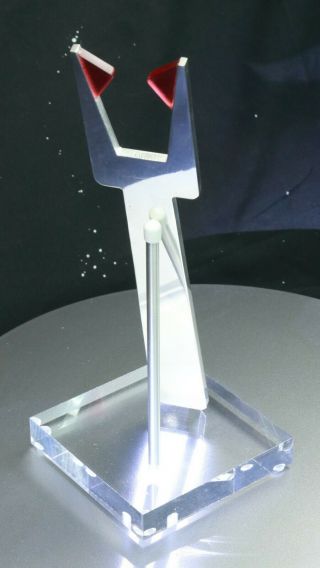 Star Trek TOS,  Scotty ' s Energy Probe,  Tuning Fork,  Mirror Polish Aluminum,  Stand 3