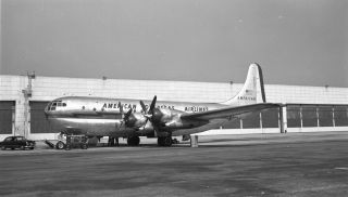 American Overseas,  Boeing 377 Stratocruiser,  N90941,  C1950,  Large Size Negative