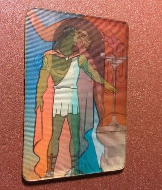 3d Stereo Lenticular Ussr Pocket Calendar 1978 Mythology Labyrinth Ariadna
