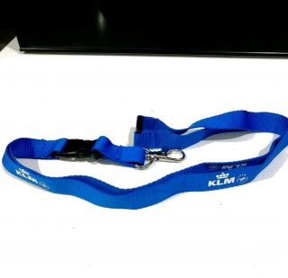 Klm Lanyard Holland Skyteam Aviation Airline Collectible Neck Id Clip