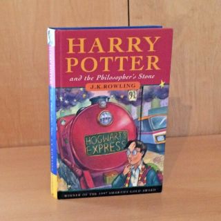 Harry Potter Philosopher ' s Stone 1st Edition 4th Print Bloomsbury Hardback Book 2