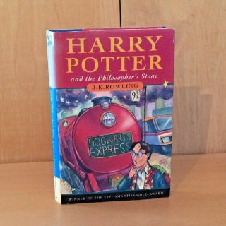 Harry Potter Philosopher ' s Stone 1st Edition 4th Print Bloomsbury Hardback Book 4