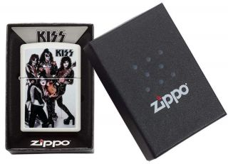 Zippo Windproof Lighter With the Group Kiss,  49017, 3