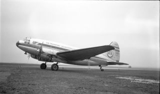 Air Transport Associates,  Curtiss C46,  N5076n,  Early 1950s,  Large Size Negative