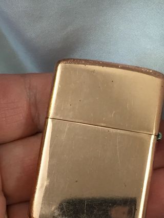 1971 Solid Copper Zippo Lighter Advertising KENNECOTT Copper - Hard To Find 7