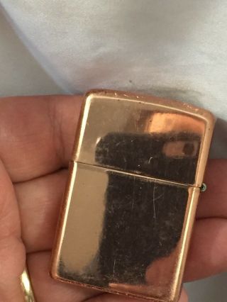 1971 Solid Copper Zippo Lighter Advertising KENNECOTT Copper - Hard To Find 8