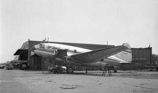 Air Cargo Express,  Curtiss C46,  N1302n,  In 1950s,  Large Size Negative