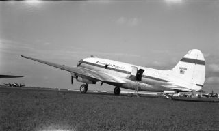 Associate Air Transport Curtiss C46,  N1846m,  Early - Mid 1950s,  Large Size Negative