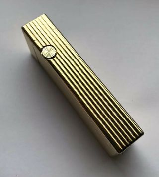 Dunhill Gold ‘Lined’ Rollagas Lighter - Overhauled 4