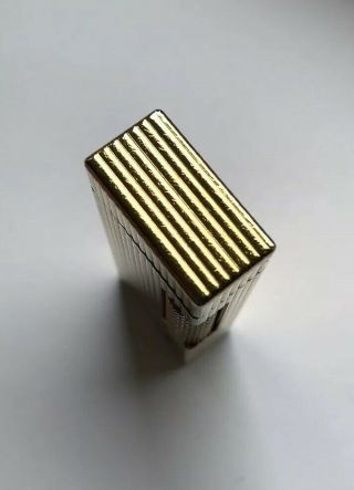 Dunhill Gold ‘Lined’ Rollagas Lighter - Overhauled 5