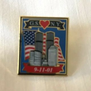 Girl Scout York Twin Towers 911 2001 Tack Pin Rare