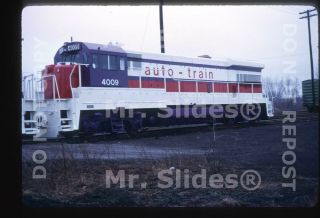 Slide Auto - Train U36b 4009 Erie Pa 1972